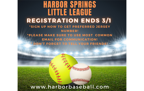 Registration Ends March 1st!! Sign up Now!! 